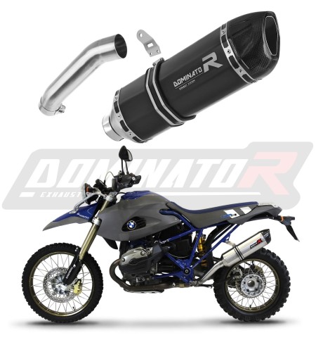 wydech tłumik DOMINATOR HP1 CZARNY pasujący do motocykla BMW HP2 Enduro 2004 - 2007 3