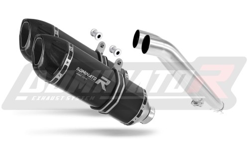 Cagiva RAPTOR 1000 EXHAUST Muffler Auspuff Sportauspuff Silencer Echappement Silencieux Scarico Scarichi Escape Wydech Tłumik HP1 BLACK Dominator Exhaust System x
