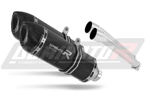 échappement silencieux DOMINATOR HP1 noir compatible avec la moto Ducati 750 SPORT 2000  2002 2