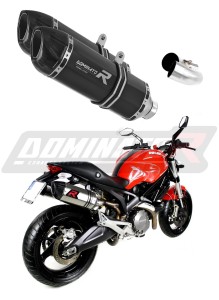 Ducati MONSTER 696 2008 - 2014 Pot d'échappement Silencieux HP1 NOIR + dB killer medium