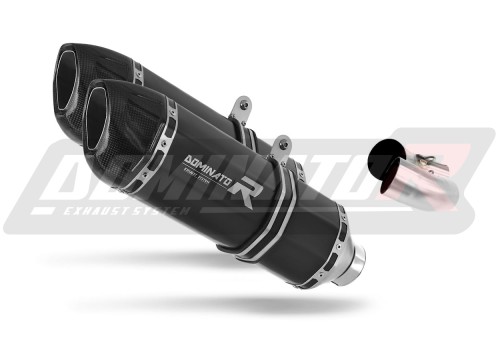 échappement silencieux DOMINATOR HP1 noir compatible avec la moto Ducati MONSTER 796 2010  2015 2