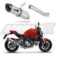 exhaust muffler DOMINATOR HP1 fits to Ducati MONSTER 821 2018  2021 6