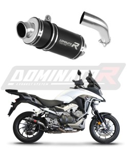 Honda VFR 800 X Crossrunner 2015 - 2021 Pot d'échappement Silencieux GP1 NOIR + dB killer medium