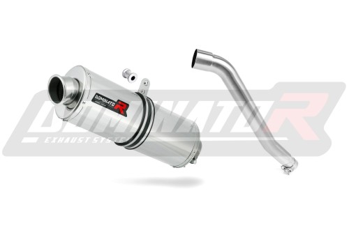 échappement silencieux DOMINATOR ovale compatible avec la moto Honda XL 600 V TRANSALP 1987  2000 3