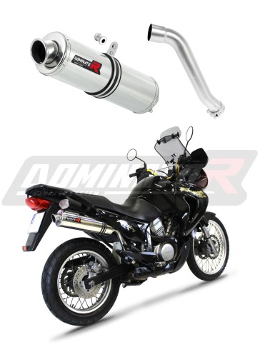 exhaust muffler DOMINATOR ROUND fits to Honda XL 650 V TRANSALP 2001  2007 6