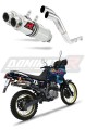 NX 650 DOMINATOR RD02 EXHAUST Honda Muffler Auspuff Sportauspuff Silencer Echappement Silencieux Scarico Scarichi Escape Wydech Tłumik ROUND 1988 - 1994 Dominator x