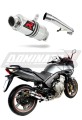 échappement silencieux DOMINATOR GP1 compatible avec la moto Honda CBF 600 2008  2013 5