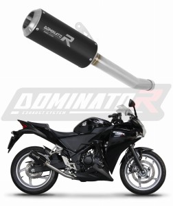 Honda CBR 250 R 2011 - 2013 Pot d'échappement Silencieux GP NOIR + dB killer medium