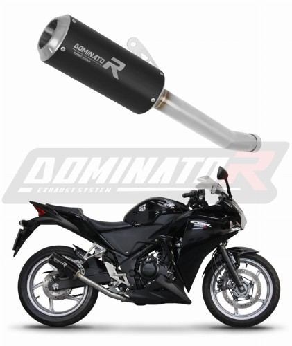 wydech tłumik DOMINATOR GP CZARNY pasujący do motocykla Honda CBR 250 R 2011 - 2013 6