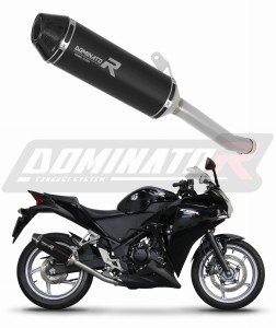 Honda CBR 250 R 2011 - 2013 Pot d'échappement Silencieux HP3 NOIR + dB killer medium