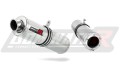 échappement silencieux DOMINATOR rond compatible avec la moto Hyosung GT 650  3