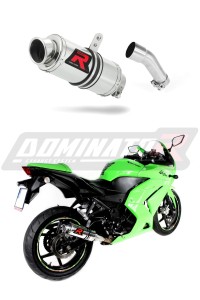 Kawasaki ZX250R 2008 - 2012 Exhaust Silencer Muffler GP1 + dB killer medium