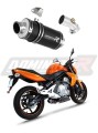 wydech tłumik DOMINATOR GP1 CZARNY pasujący do motocykla Kawasaki ER - 6 N / F 650 2006 - 2008 6