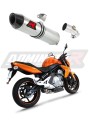 échappement silencieux DOMINATOR HP2 compatible avec la moto Kawasaki ER  6 N / F 650 2006  2008 6