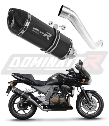 échappement silencieux DOMINATOR HP1 noir compatible avec la moto Kawasaki Z750 2004  2006 6
