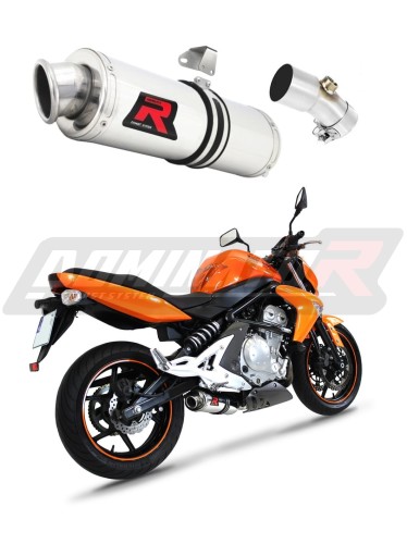 wydech tłumik DOMINATOR Owalny pasujący do motocykla Kawasaki ER - 6 N / F 650 2009 - 2011 6
