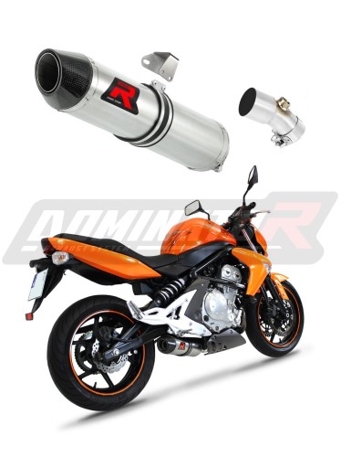 ER-6N ER-6F 650 EXHAUST Kawasaki Muffler Auspuff Sportauspuff Silencer Echappement Silencieux Scarico Scarichi Escape Wydech Tłumik Carbon Tip HP2 2009 - 2011 Dominator x