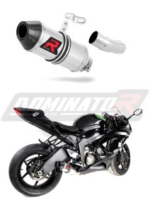 Kawasaki ZX6R 636 2009 - 2024 Low Level Pot d'échappement Silencieux HP3 + dB killer medium