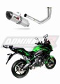 650 VERSYS EXHAUST Kawasaki Muffler Auspuff Sportauspuff Silencer Echappement Silencieux Scarico Scarichi Escape Wydech Tłumik Carbon Tip HP1 2015 - 2018 Dominator x