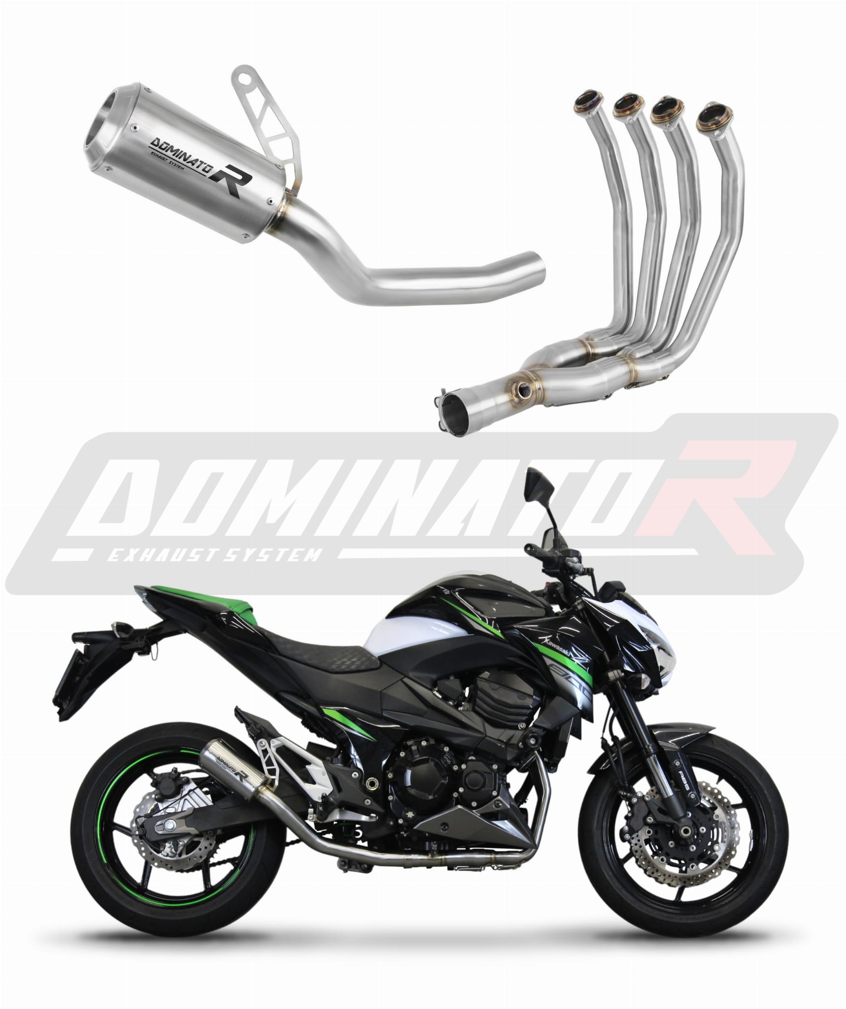 Poignées Guidon & Bouchons Pour Kawasaki Z800/Z800E (2013-2019) - Anti-dérapantes En Caoutchouc - Logo Z800 - 22mm