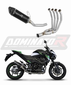 Kawasaki Z800 2013 - 2016 Ligne complète d'échappement Collecteur Silencieux HP8 NOIR + dB killer medium