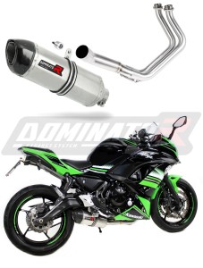 Kawasaki NINJA 650 2017 - 2022 Ligne complète d'échappement Collecteur Silencieux HP1 + dB killer medium