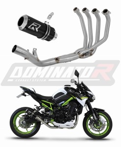 Kawasaki Z 900 2020 - 2024 Ligne complète d'échappement Collecteur Silencieux GP NOIR + dB killer medium
