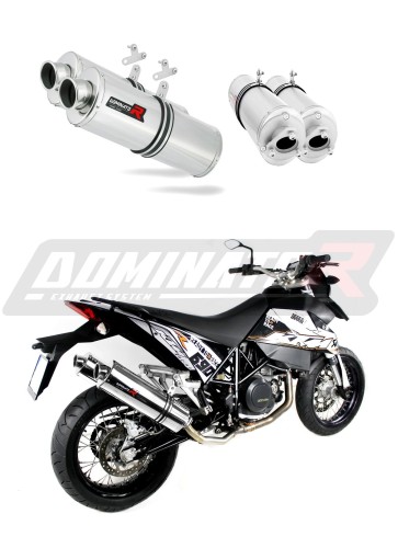 wydech tłumik DOMINATOR Owalny pasujący do motocykla KTM 950 SM Supermoto R 2006 - 2008 3