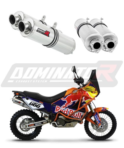 échappement silencieux DOMINATOR rond compatible avec la moto KTM 950 Adventure  6