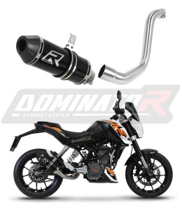 KTM 125 Duke 2012 - 2016 Pot d'échappement Silencieux HP3 NOIR + dB killer medium