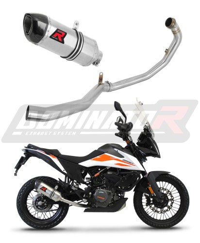 système d’échappement complet avec silencieux DOMINATOR Full System HP1 compatible avec la moto KTM 390 Adventure 2020  2023 5