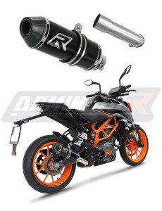 KTM 390 Duke 2021 - 2023 Pot d'échappement Silencieux HP3 NOIR + dB killer medium