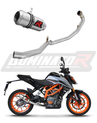 kompletny układ wydechowy z tłumikiem DOMINATOR Full System GP pasujący do motocykla KTM 390 Duke 2021 - 2023 5