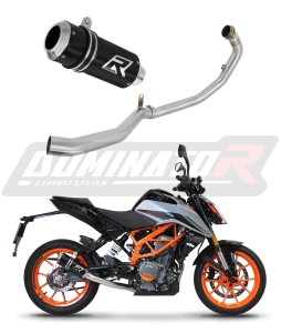 KTM 390 Duke 2021 - 2023 Ligne complète d'échappement Collecteur Silencieux GP NOIR + dB killer medium