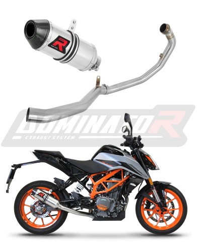 complete exhaust system with muffler DOMINATOR Full System HP3 fits to KTM 390 Duke 2021  2023 5