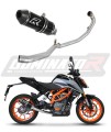 kompletny układ wydechowy z tłumikiem DOMINATOR Full System HP3 CZARNY pasujący do motocykla KTM 390 Duke 2021 - 2023 5