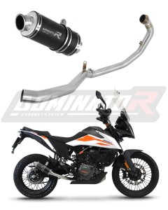 KTM 390 Adventure 2020 - 2024 Ligne complète d'échappement Collecteur Silencieux GP1 NOIR + dB killer medium