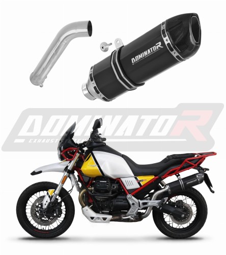 échappement silencieux DOMINATOR HP1 noir compatible avec la moto Moto Guzzi V85 TT 2019  2020 6