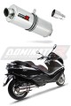 X10 125 EXHAUST Piaggio Muffler Auspuff Sportauspuff Silencer Echappement Silencieux Scarico Scarichi Escape Wydech Tłumik OVAL  2012 - 2016 DOMINATOR x