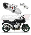 SUZUKI GSF 650 BANDIT 2007 - 2016 EXHAUST Silencer Muffler Auspuff Sportauspuff Silencer Echappement Silencieux Scarico Scarichi  Marmitta Escape Wydech Tłumik HP1 DOMINATOR EXHAUST SYSTEM x