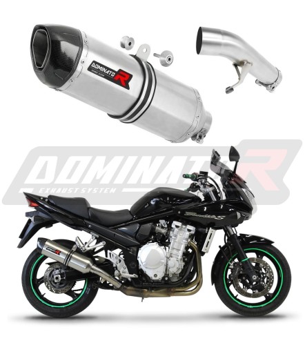 SUZUKI GSF 650 BANDIT 2007 - 2016 EXHAUST Silencer Muffler Auspuff Sportauspuff Silencer Echappement Silencieux Scarico Scarichi  Marmitta Escape Wydech Tłumik HP1 DOMINATOR EXHAUST SYSTEM x