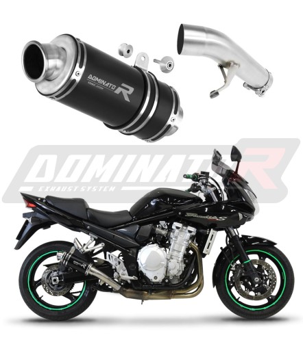 exhaust muffler DOMINATOR GP1 BLACK fits to Suzuki GSF 1250 N / S BANDIT 2007  2016 6