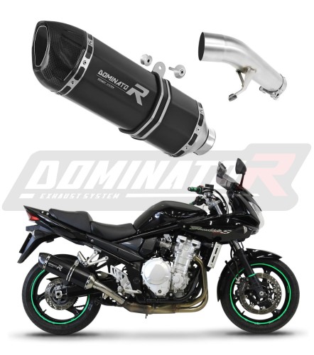 exhaust muffler DOMINATOR HP1 BLACK fits to Suzuki GSF 1250 N / S BANDIT 2007  2016 6