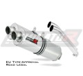 échappement silencieux DOMINATOR homologué ovale compatible avec la moto DL 1000 VSTROM 2002  2012 3
