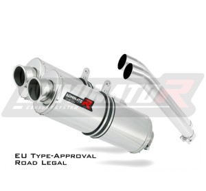 DL 1000 V-STROM Homologué Exhaust Echappement OVAL 2002 - 2012
