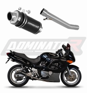 Suzuki GSXF 600 1998 - 2006 Pot d'échappement Silencieux GP1 NOIR + dB killer medium