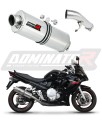 échappement silencieux DOMINATOR ovale compatible avec la moto Suzuki GSXF 650 2007  2016 6