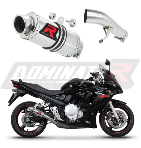 échappement silencieux DOMINATOR GP1 compatible avec la moto Suzuki GSXF 650 2007  2016 6