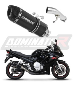Suzuki GSXF 650 2007 - 2016 Pot d'échappement Silencieux HP1 NOIR + dB killer medium
