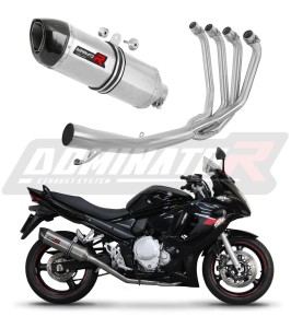 Suzuki GSXF 650 2007 - 2016 Ligne complète d'échappement Collecteur Silencieux HP1 + dB killer